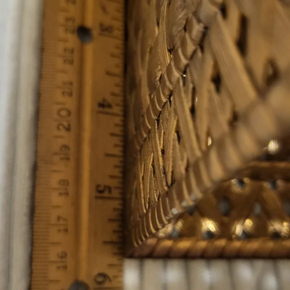 Golden Brass Tissue Box Cover, bed bath and beyond - Picture 11 of 12